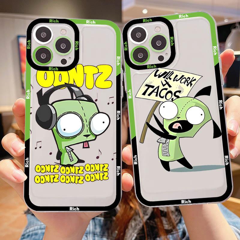 Invader Zim Phone Case For IPhone 14 13 12 11 Pro Max XS X XR SE 2020 6 7 8 Plus Mini Protective Cover