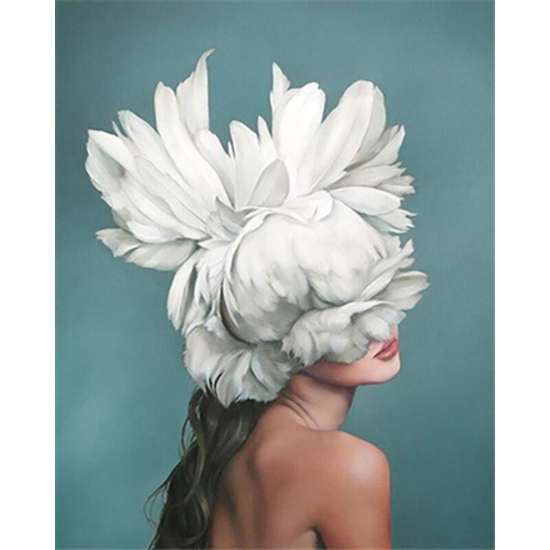 Новый 5D DIY алмазная живопись цветок Алмазная вышивка персонаж искусство вышивка крестиком полный круглый дрель ремесла домашний декор подарок