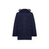 Outdoor Sports Fur-Collared Hooded Jacket Parka Men Outerwear Legend-Ink-Blue CY8602