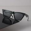 Сексуальные квадратные солнцезащитные очки Женские Мужские Черные Солнцезащитные очки Классический Дизайнерский Очки Модные Кошачий глаз Зеркальные линзы Бренд