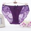 Trendy Women Underpants Low Waist Cooling Elastic Pure Color Lady Briefs for Inner Wear