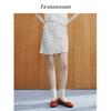 Famanxuan Французская Винтажная Мини-Юбка А-силуэта в Горошек