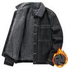 Autumn/winter Denim Jacket Men's Outdoor Denim Jacket Youth Cashmere Denim Jacket Men