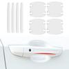 Car Door Handle Bowl Scratch Protective Invisible Transparent Protector Stickers Rearview Mirror Protection Strip Auto