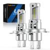 H4 LED Headlight Bulb, 28000 Lumens Brightness, 6500K Cool White H4 Headlight Bulb, 1:1