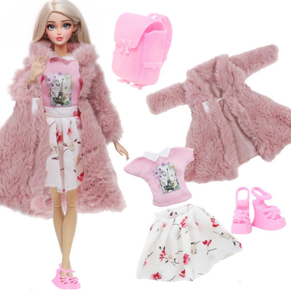 Doll Clothes and Accessories for 30cm Doll Bags Shoes Hat Outfits 1/6 11.5 Inch Dollhouse Playset (NO DOLL)