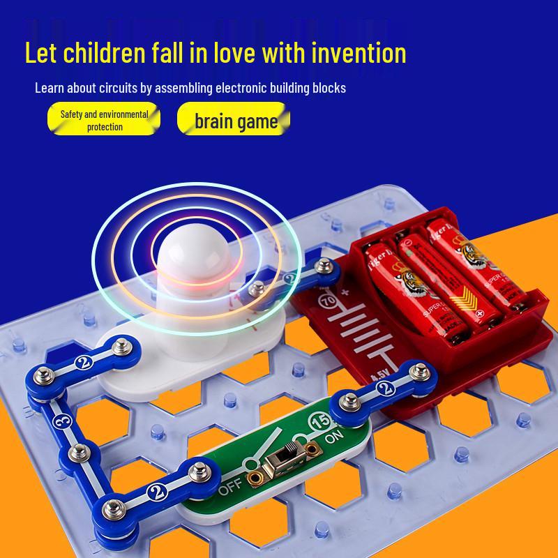 Детские электронные строительные блоки STEM Научная лаборатория Набор для исследований
