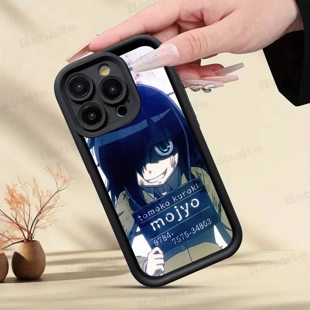 Watamote K-Kuroki T-Tomoko Для IPhone 17 Pro Max 13 16 15 11 12 14 Plus Ударопрочный Мягкий Чехол для Телефона