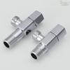 Modern Design Brass Hexagon 1/2in Chrome Plated Angle Stop Valve Cock for Bathroom Kitchen Toilet-T32