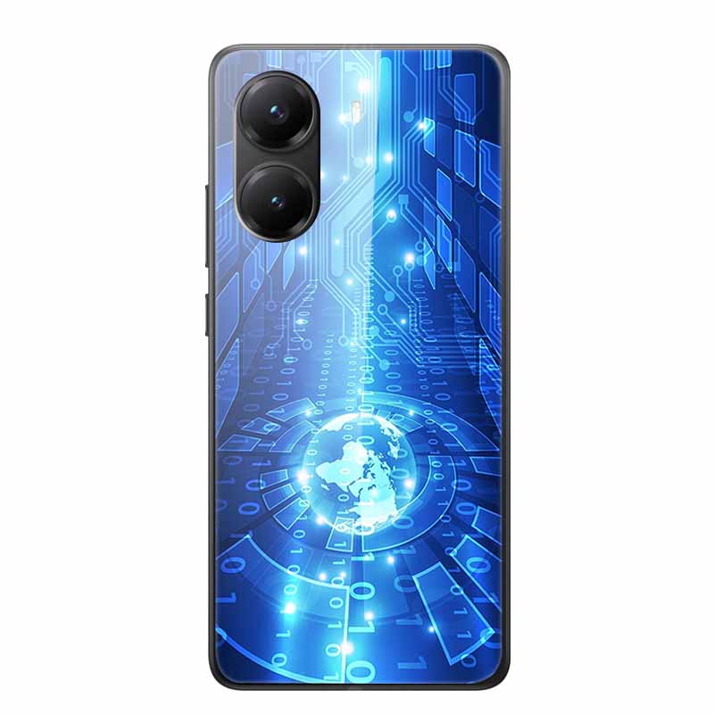 Glass Case For Poco X7 Pro Case X7Pro Hard Tempered Glass Back Cover Soft Bumper For Xiaomi Poco X7 Pro Case PocoX7 Pro Fundas