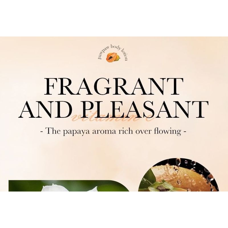 BIOAQUA - Pawpaw Vitamin C Whitening Body Lotion