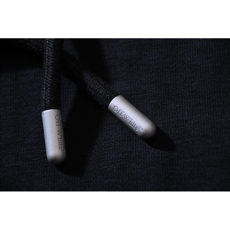 1282 Off-White 2026 Autumn/Winter New LOGO Splash Ink Splash Paint Effect Printed Hoodie Men's and Women's Hoodie