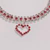 Heart Pendant Rhinestone Pet Collar for Small To Medium Dogs and Cats