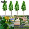 Красивая модель дерева пластиковая сосна 3.5 см искусственная миниатюра