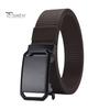 Мужской ремень с автоматической пряжкой, регулируемая длина, удобный холщовый пояс для тренировок на открытом воздухе, аксессуары для экипировки