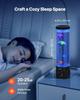 Sensory Bubble Tube Lamp 16 Remote-controlled Color Water Fish Lamp 382mm