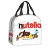 Индивидуальная термоизолированная сумка-ланчбокс Nutella Италия, портативный контейнер для ланча для женщин, для пикника на открытом воздухе, контейнер для еды