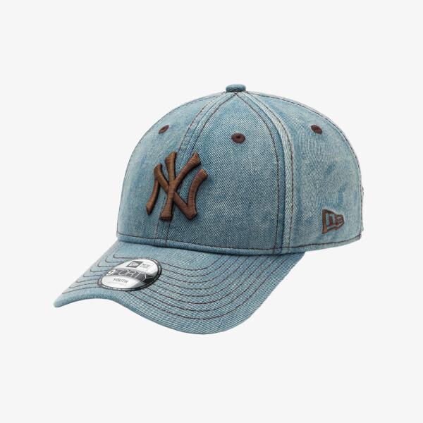New Era Mlb New York Yankees Джинсовая кепка Синяя 14208930