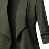 Womens  Color Solid Open Front Cardigan Long Sleeve Casual Jacket Coat