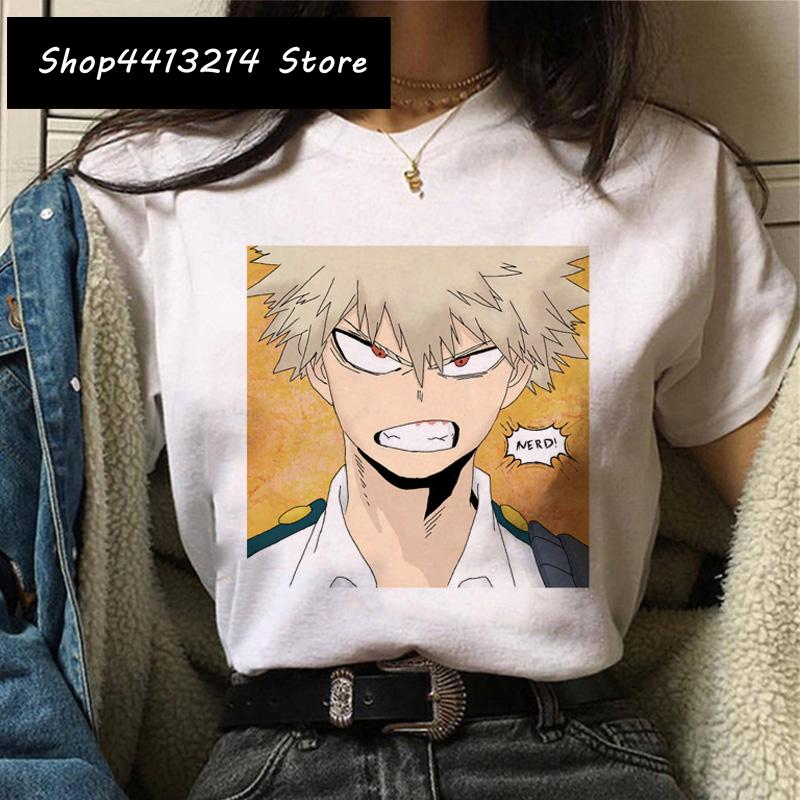 Мультяшная женская футболка My Hero Academia, смешная Химико Тога, одежда Boku No Hero Academia, Харадзюку, футболка для женщин, Ульцзан