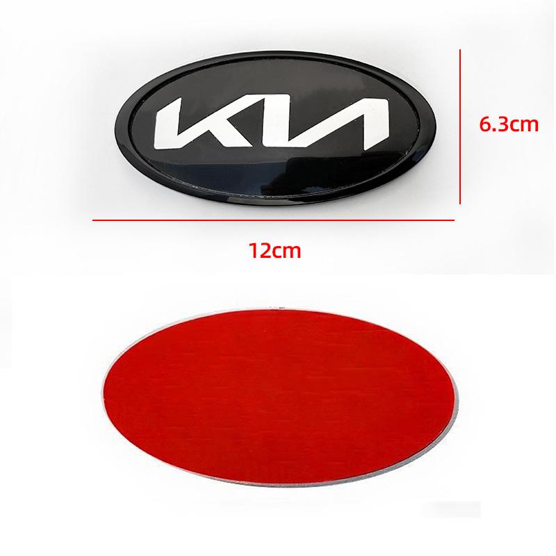 AABIW1 Car Front Gril Rear Trunk Emblem Sticker Accessories For Kia GT-Line Sportage Ceed Rio Picanto Sorento Soul Cerato Venga K9 Niro