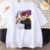 Anime Sk8 Reki Kyan Langa Hasegawa Clothing Women Loose Crewneck T -Shirt Summer Fashion Breathable Casual Loose Unisex T -Shirt