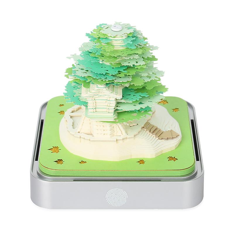 2026 Calendar Custom 3D Memo Pad Christmas Tree Loose Leaf Sticky Notes DlY Paper Art Notepad Christmas Gift Items for Kids