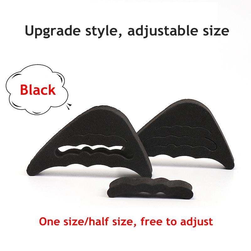 Toe Plug Soft Sponge Half Insoles Reusable Toe Filler Inserts for Shoes Adjustable Too Big Foot Brace Pads Unisex Shoe Inserts