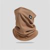 Solid Color Neck Gaiter Fleece Half Face Mask Fashion Ski Tube Scarf  Men & Women