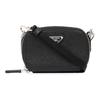 Мини сумка через плечо Saffiano с логотипом, унисекс, черная 2TT1052AHF-F0002
