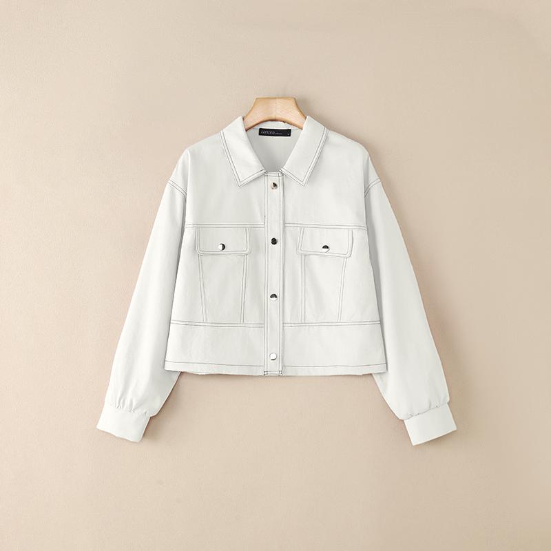 ZANZEA Женская повседневная блузка с отложным воротником и длинным рукавом