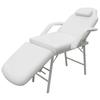 VidaXL Massage Chair for Facial Treatment Faux Leather White