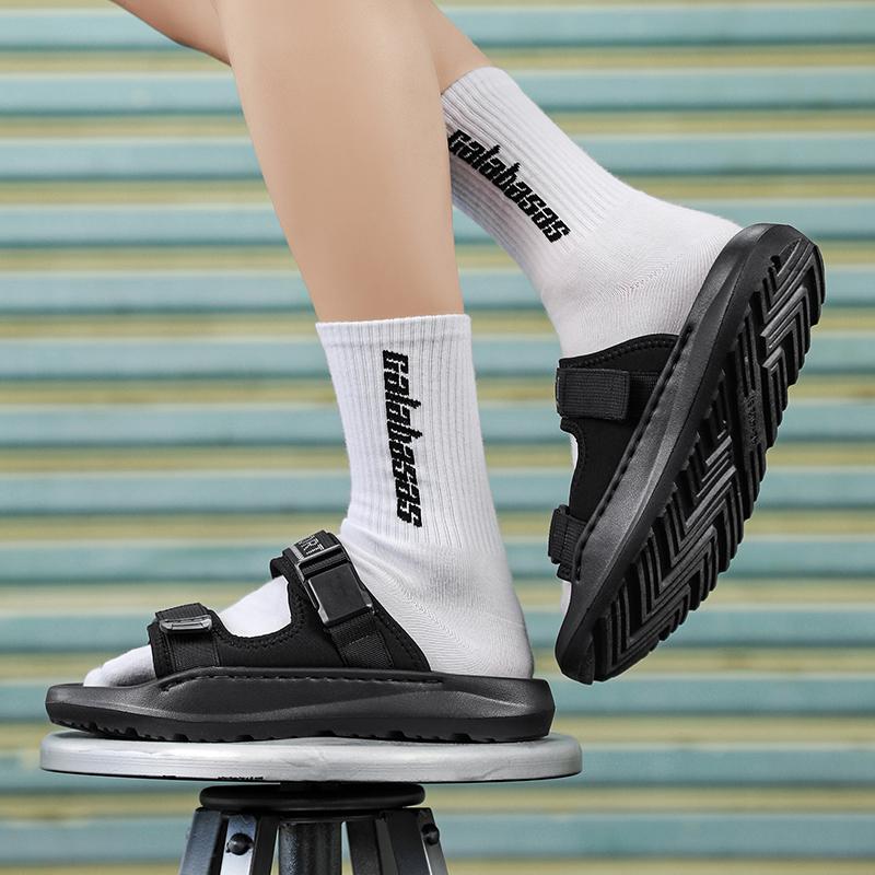 Мужские плоские тапочки, очень широкие сандалии, пляжная обувь, повседневные мягкие тапочки-слайды, большой размер для папы