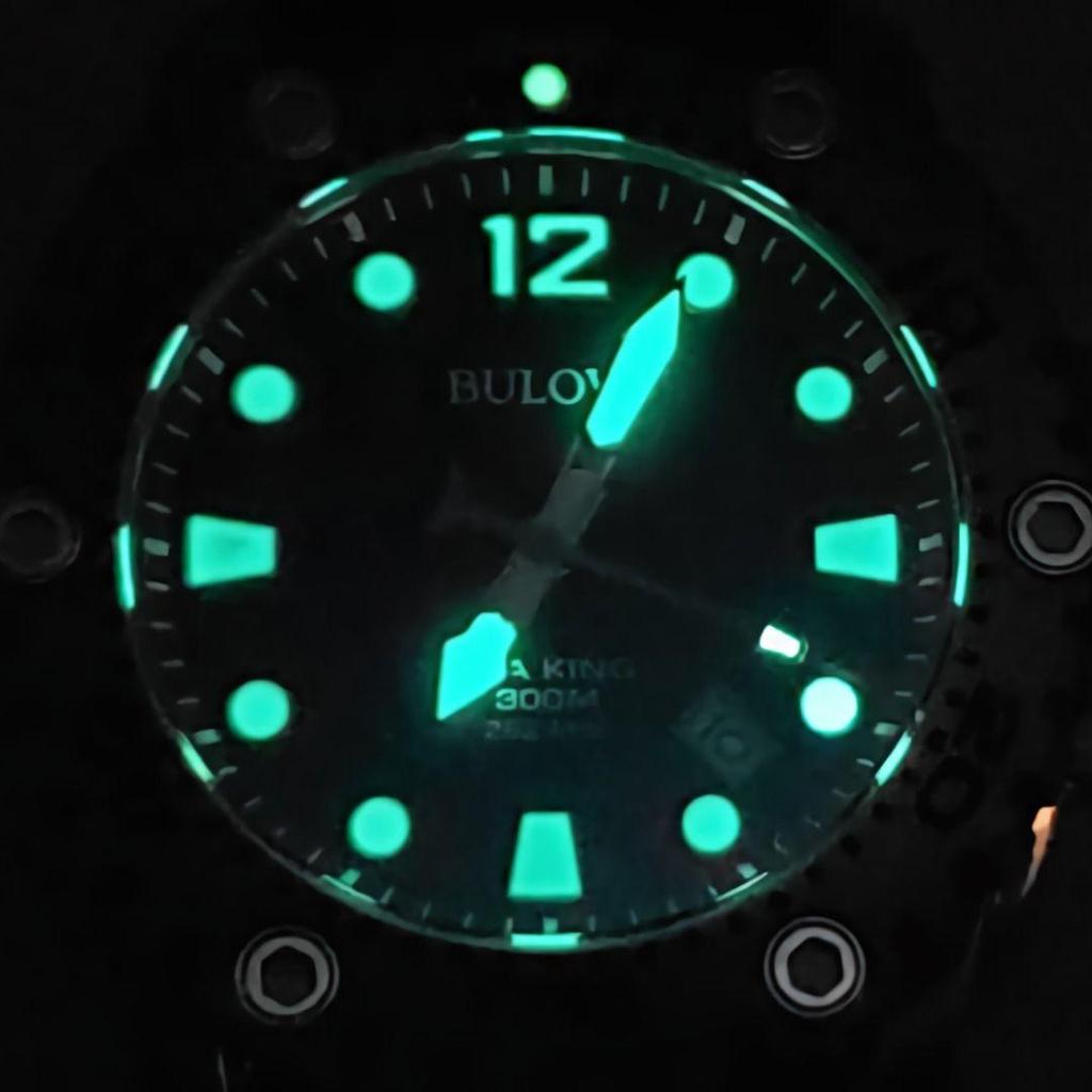 BULOVA Sea King 262kHz кварцевые сапфировые 300M мужские часы 96B228