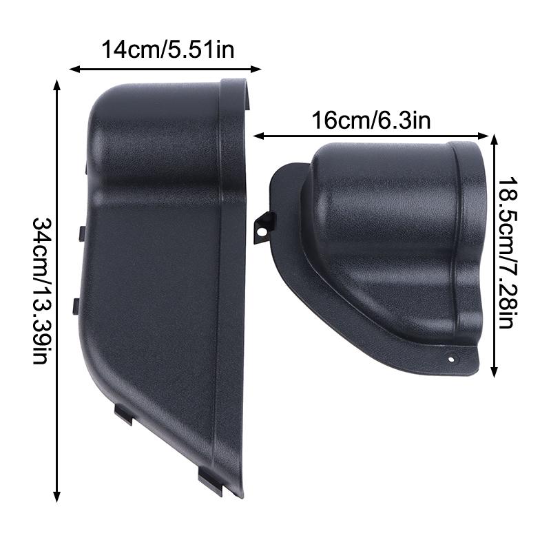 2Pcs Car Front Rear Door Organizer Tray Storage Boxes Car Organizer For 2018 2019 2020 2/4 Door Net Pocket Replacements