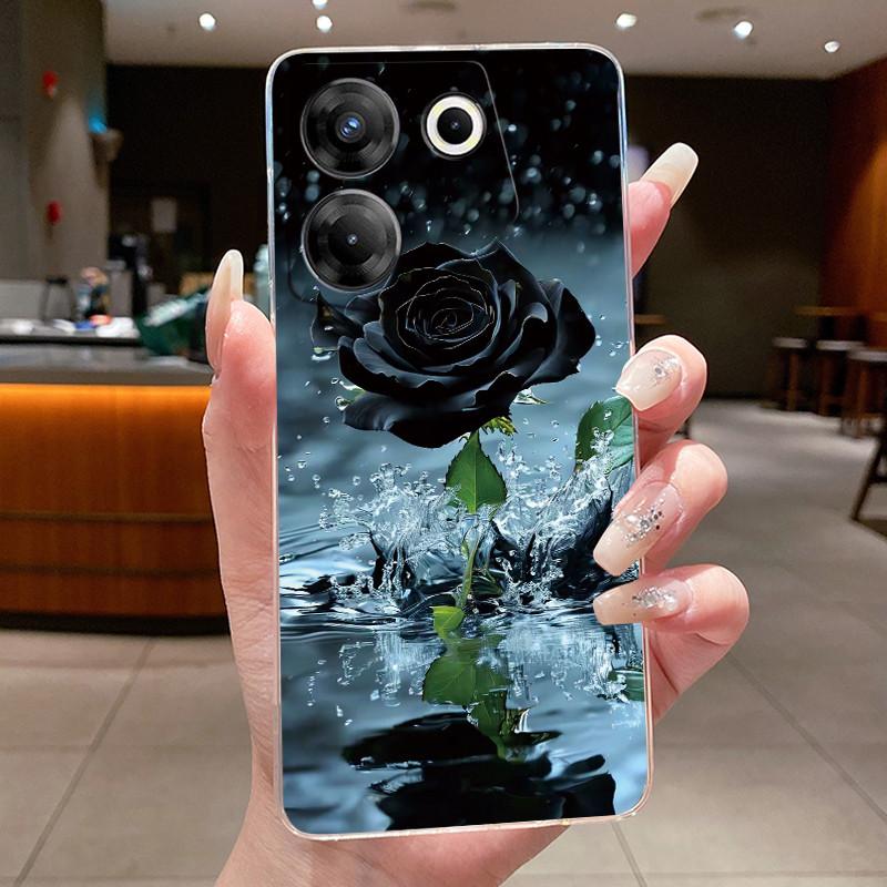 Чехол для Tecno Camon 20 Pro 5G Чехол CK8n Эстетичный Милый Крутой Мальчики Девочки Прозрачная Задняя Крышка Чехол для Телефона Tecno Camon 20s Pro 5G