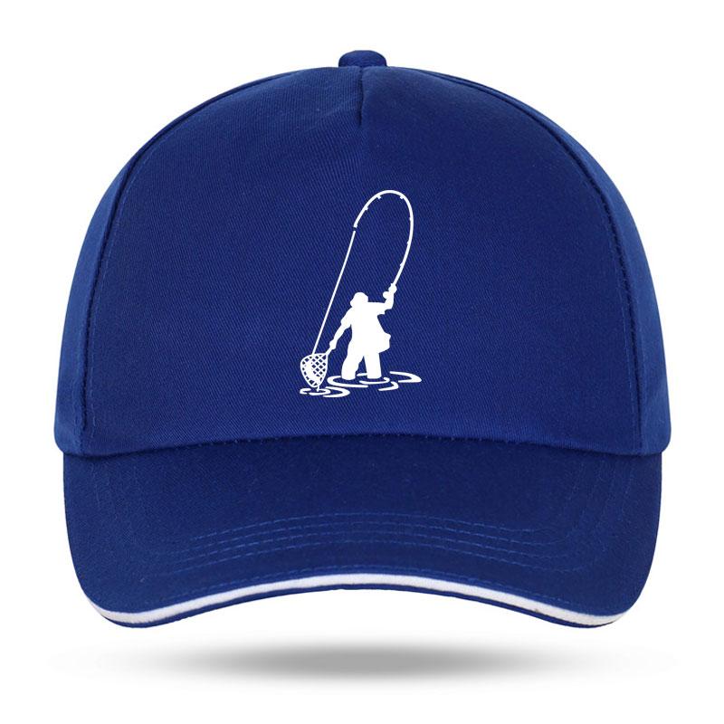 New Unisex Women Fashion Fly Fishing FisherUnisex Trout Fish Funny Baseball Caps for Hip Hop Cotton Trucker Cap Bone Dad Hats