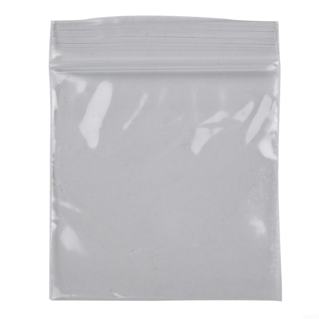 100 Plastic Bag Baggies Baggy Bags Clear Grip Mini
