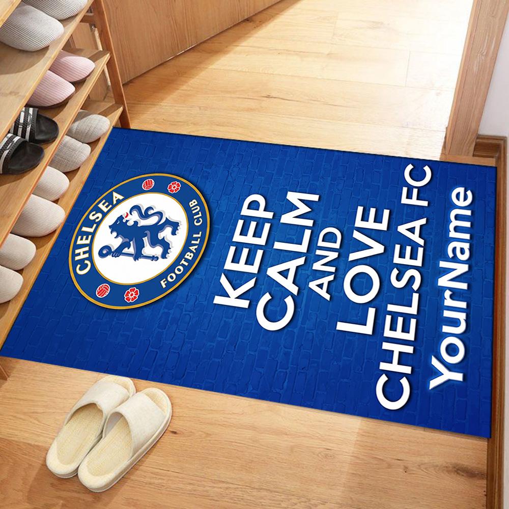 Chelsea Customized Name Area Rug Suitable for Playrooms Game Room Dormitory Dining Room Antislip Carpet Decorate Offices Perfect Gift for Women/Men