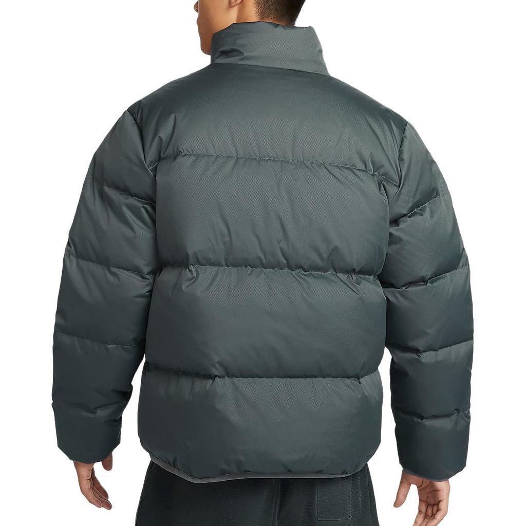 Новая мужская пуховая куртка Nike ClubTherma FIT, цвет Железный серый/Белый FZ5029-068