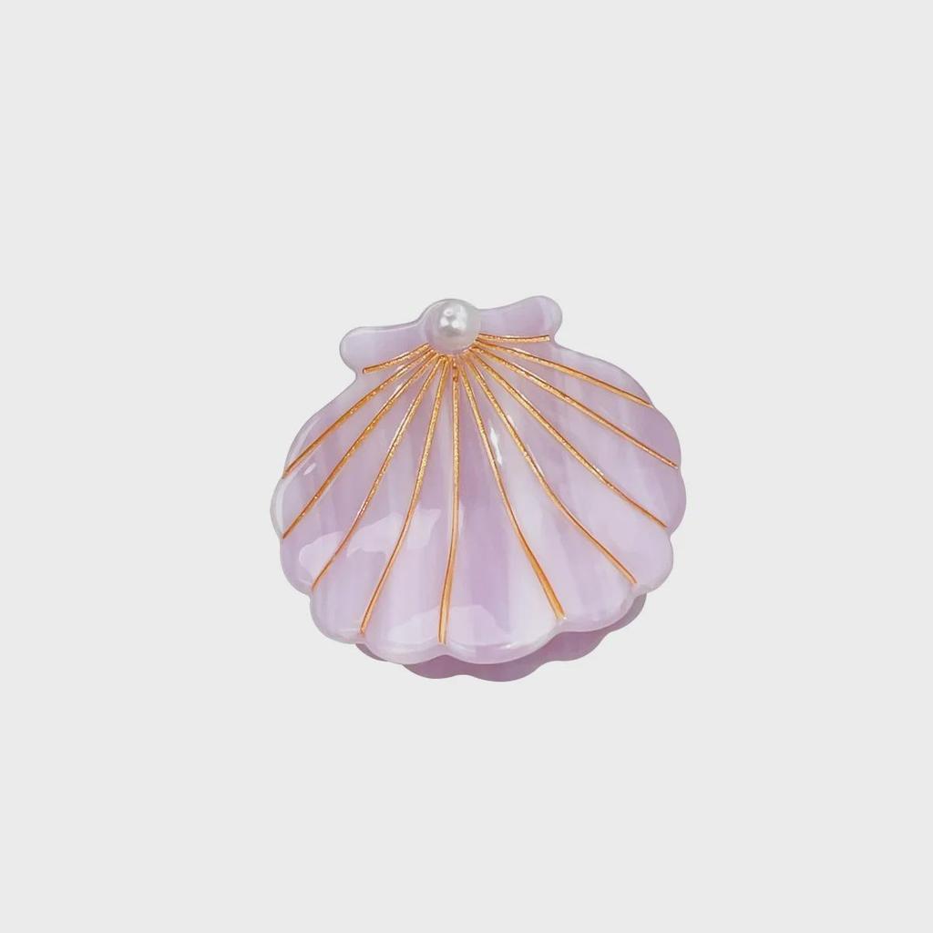 Bofeiya Summer Pearl Shell Acetate Hairpin – Sweet Dopamine Shark Clip