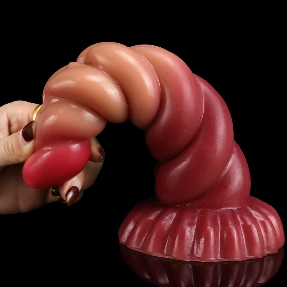 Силиконовый фаллоимитатор Supersize, имитация градиента, имитация аномалии, женский секс-игрушки, мастурбатор