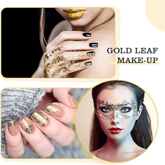 Индивидуально упакованная фольга с имитацией золотого и серебряного листа, бумага для рукоделия, эпоксидная смола, фольга для рукоделия, бумага для изготовления ювелирных изделий для ногтей