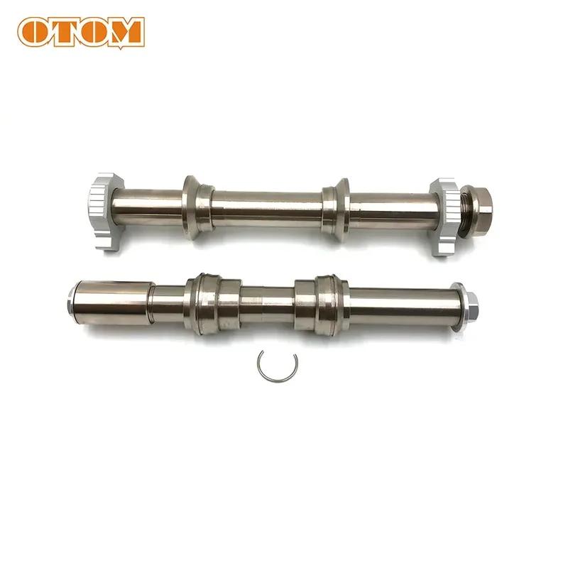 OTOM 2023 Motorcycle Wheel Front Rear Axle With Nut Rim Cover Spacers Hub Collars For KTM EXC SX HUSQVARNA GASGAS EXF MC 125-500