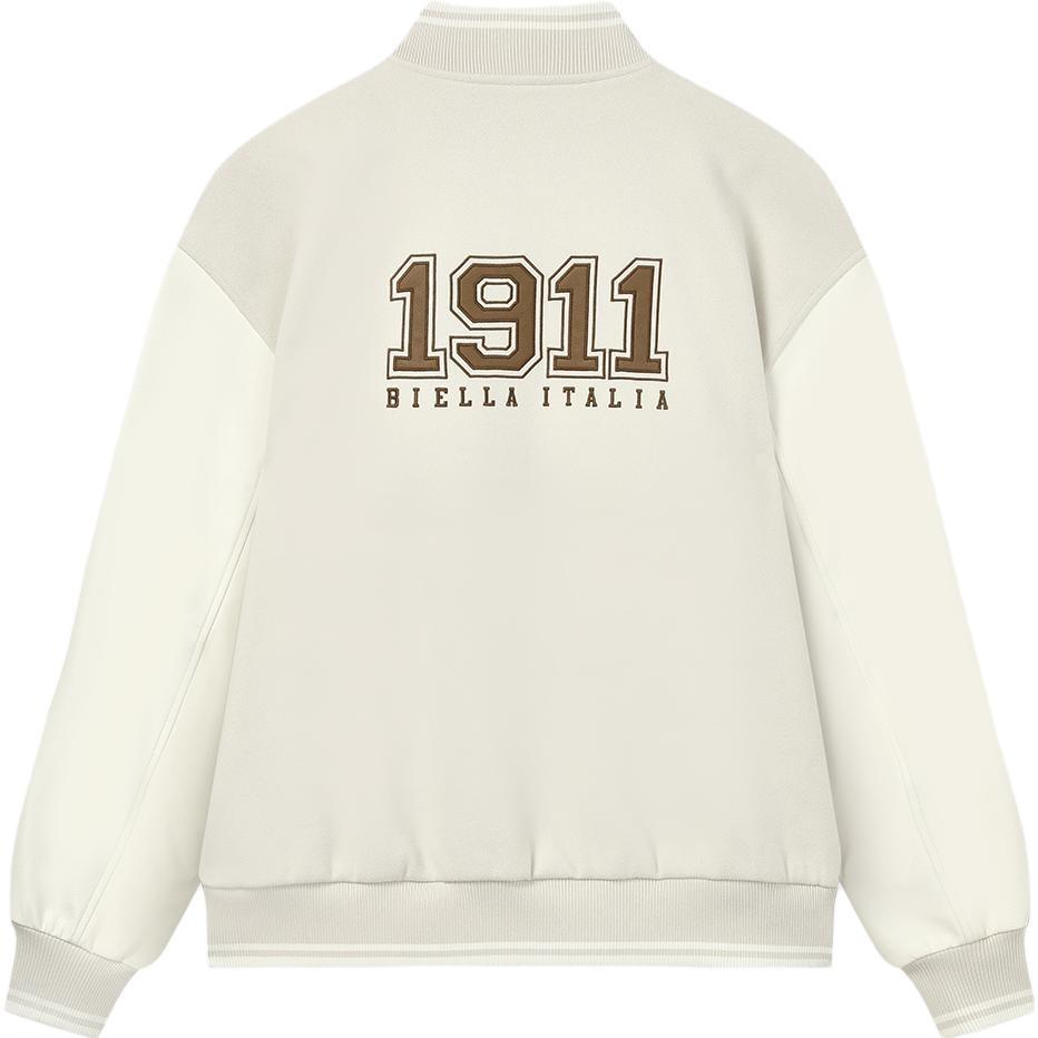 FILA 1911 Baseball Jacket Unisex Wheat Straw Beige F11U339702FBG