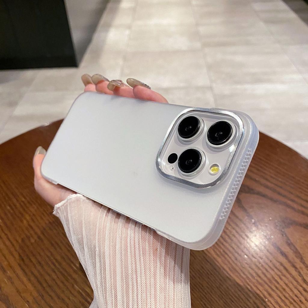 Applicable To Apple 16proMax New Half Pack Mobile Phone Case Without Frame IPhone 15 Matte Anti Fall 14 Protective Case