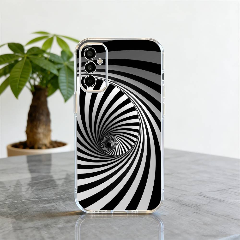 Головокружение Чехол для телефона для SamsungA10,12,20,21S,30,31,40,50,51,52,70,71 Прозрачная крышка