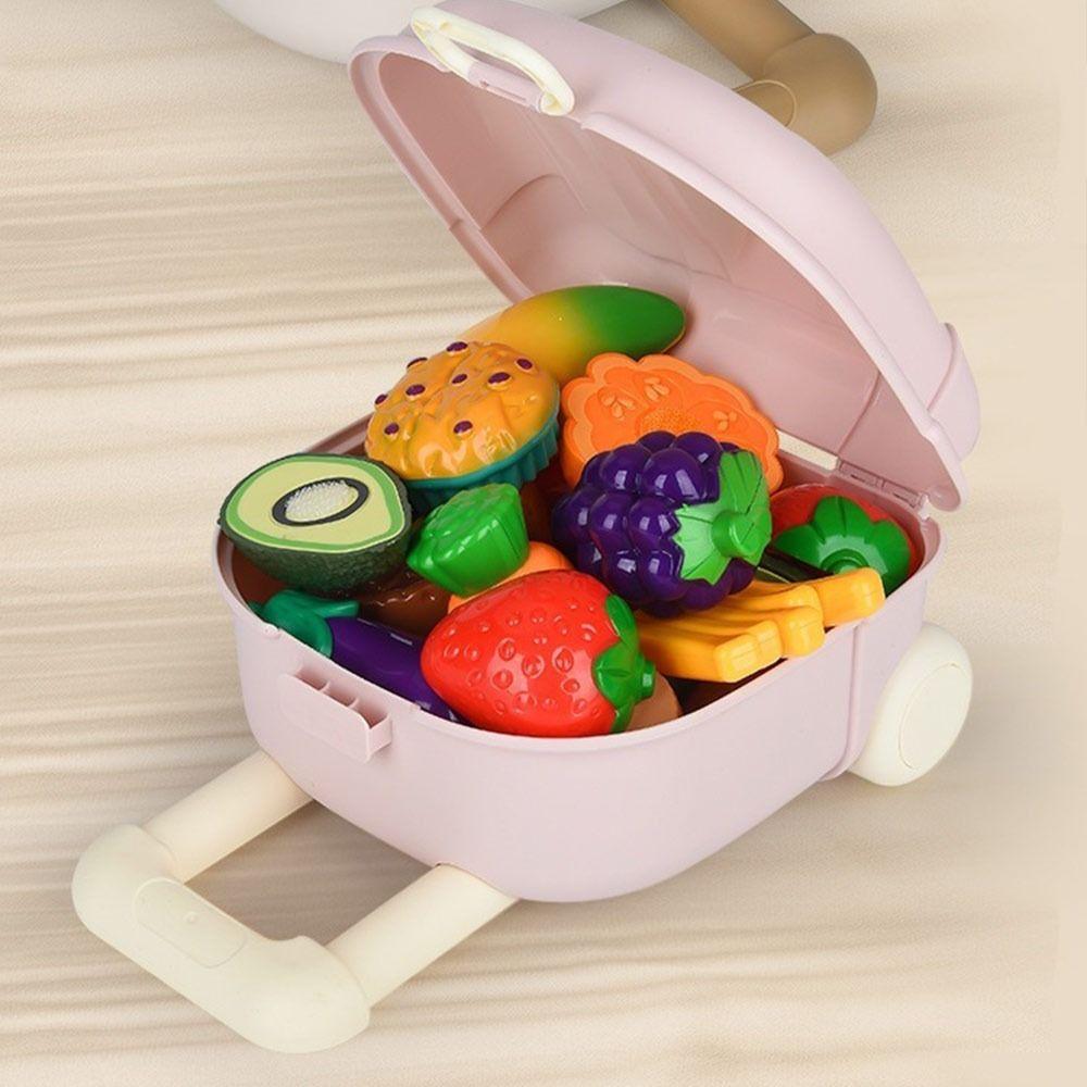 Rolling Wheel Rolling Storage Case Mini Toy Organizer Gifts Mini Luggage Box