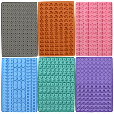 Многосекционная геометрическая силиконовая форма для печенья, косточка, сердце, шоколадные конфеты, набор для выпечки, звезда, пончик, форма для украшения торта, форма для льда, подарок