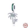 925 Sterling Silver Green Series Flower Tree Apple Pendant Diy Fine Beads Fit Original Fashion Charms Bracelet Women Jewelry